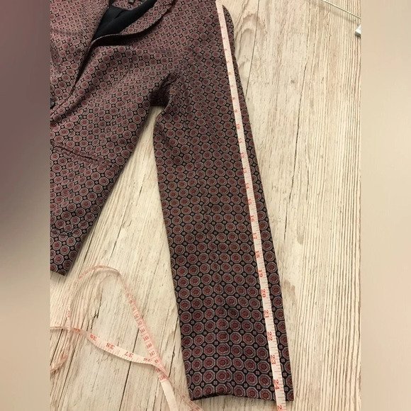 The Limited Vintage Medallion Print Blazer Jacket Satin Feel with Pockets Medium - Picture 13 of 16